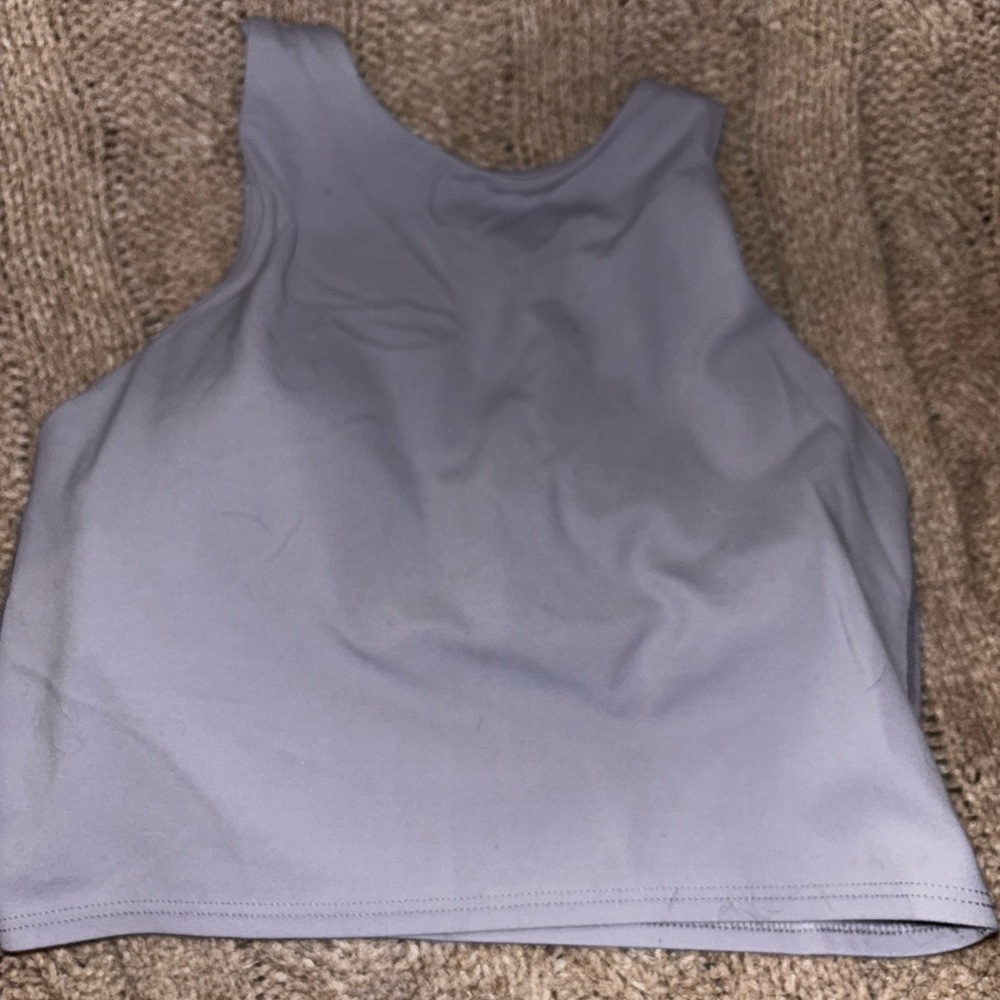Athleta Light Purple Lavender Padded Sports Bra Crop Tank Top Size XS